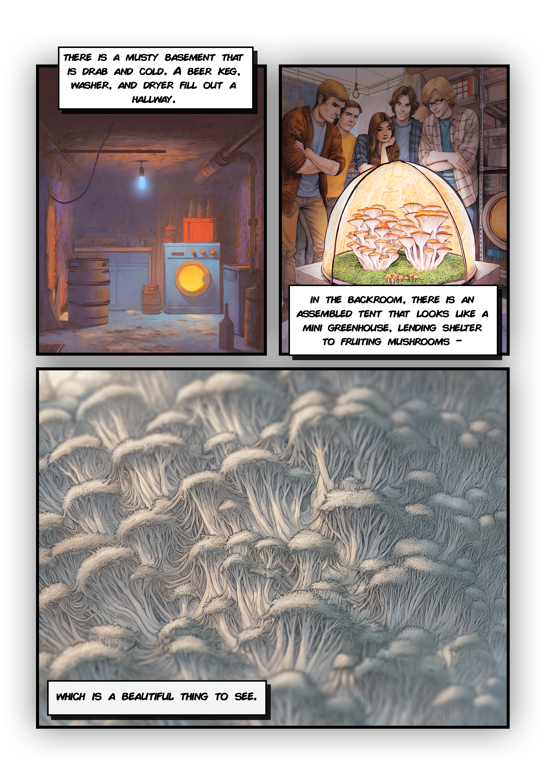 Mush Love for Mycelium, the Underground Root-like Structure of Fungi